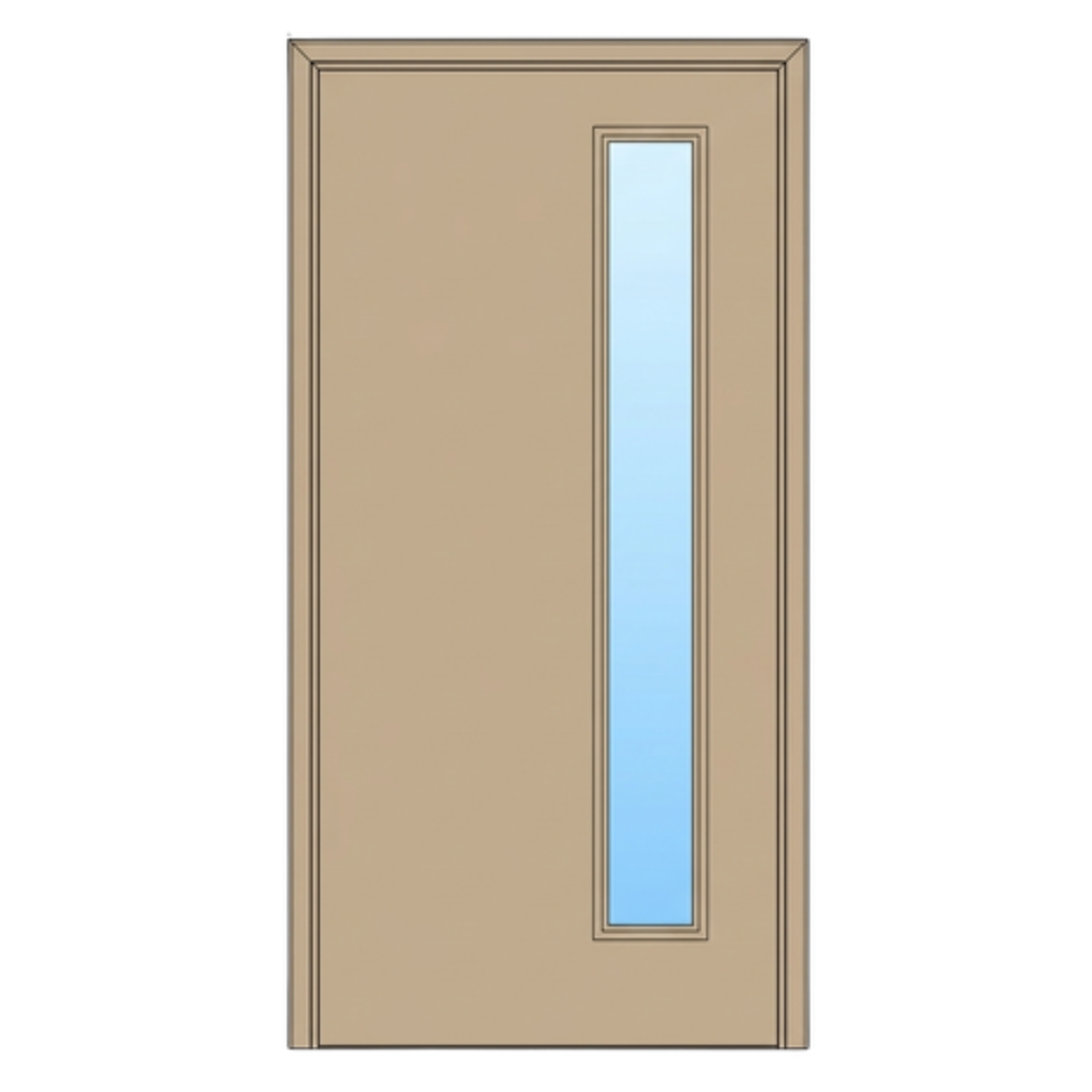 80403 - LITE SIDE EXTERIOR DOOR 20 MINUTE FIRE RATING (LEAF ONLY, LEFT, 80", 24")