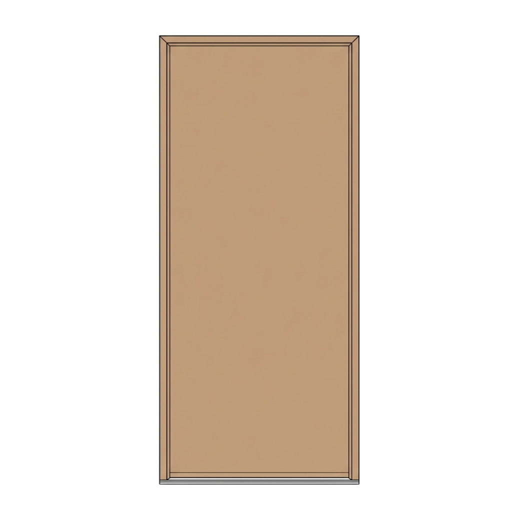 80408 - FLAT PANEL EXTERIOR DOOR 20 MINUTE FIRE RATING (LEAF ONLY, LEFT, 80", 24")