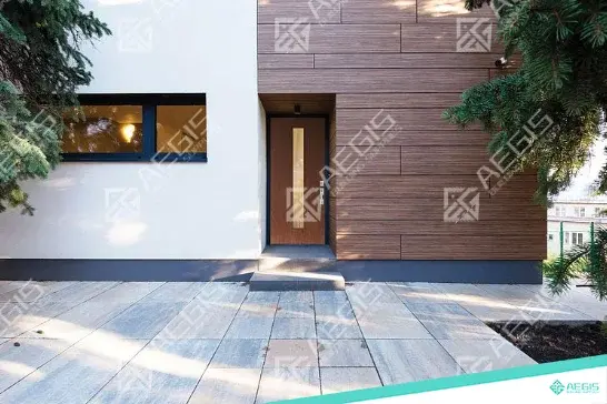 8412 - LITE CENTRE - DOUBLE - WOOD EXTERIOR DOOR (LEAF ONLY, LEFT, 80", 2x24")