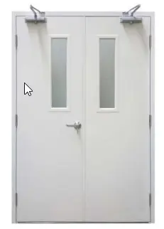 85201 - DOUBLE 90 MINUTE FIRE RATED DOOR (LEAF ONLY, LEFT, 2x24")
