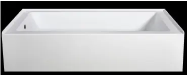 220901 - DROP IN ACRYLIC BATHTUB THREE SIDE SKIRT FLAT (LEFT HOLE)