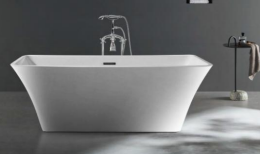 220801 - FREE STANDING BATHTUB ROUNDED SQUARE (67")