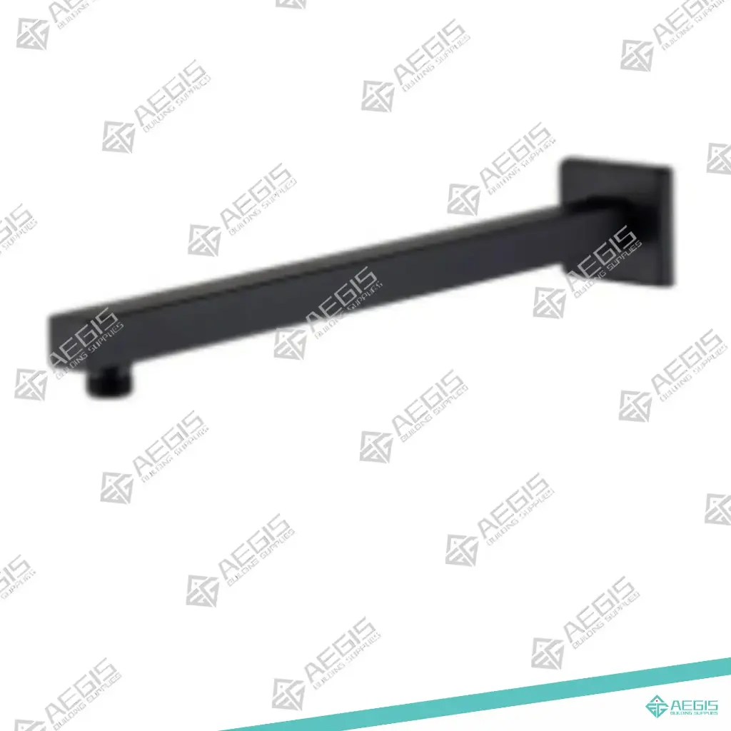 221301 - SHOWER ARM SQUARE (4", MATTE BLACK)