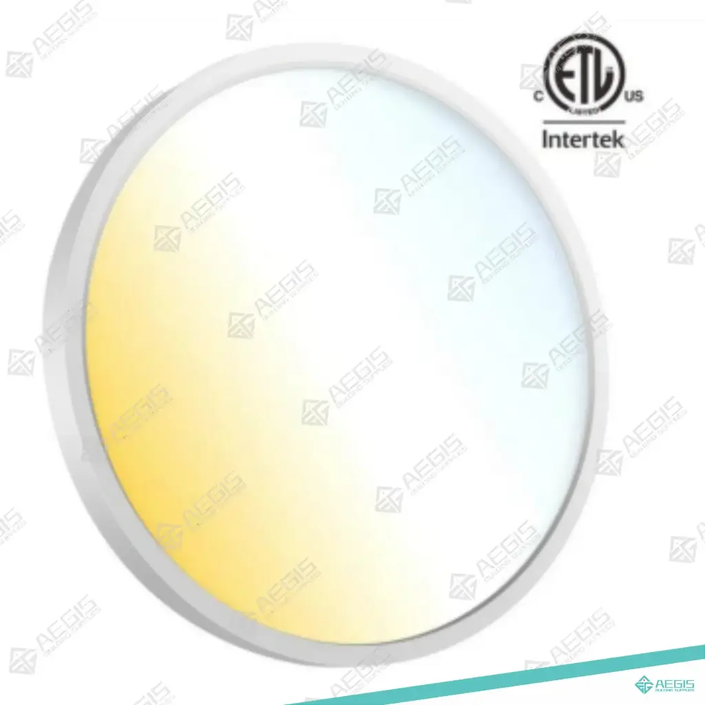 2641 - FLUSH MOUNT CEILING LIGHT (9", WHITE)